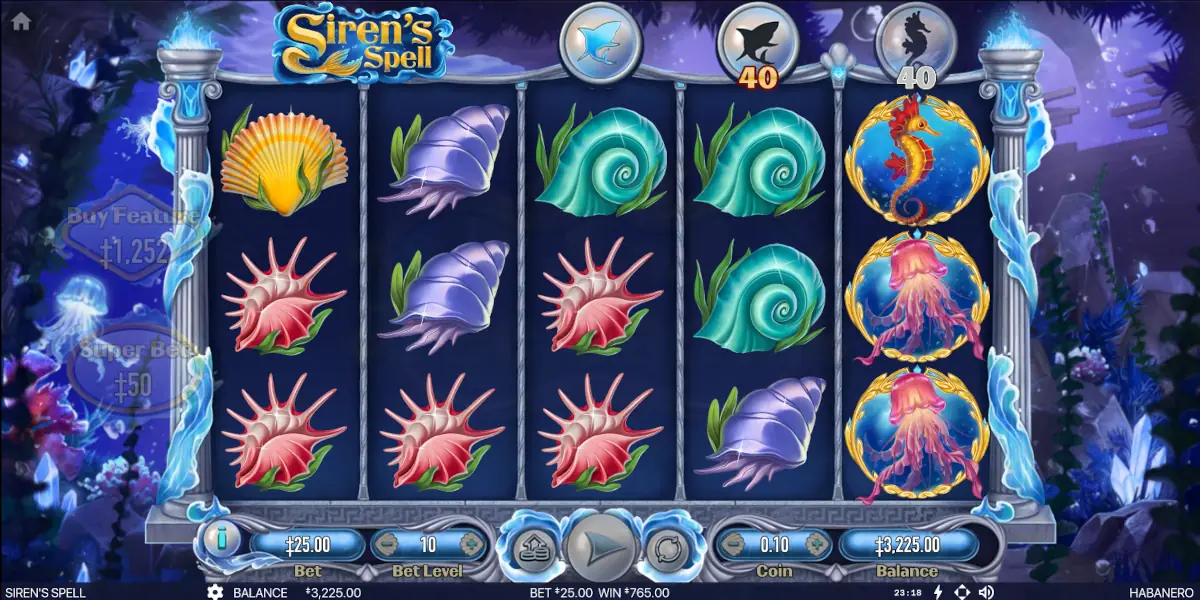 Siren’s Spell Slot Symbols